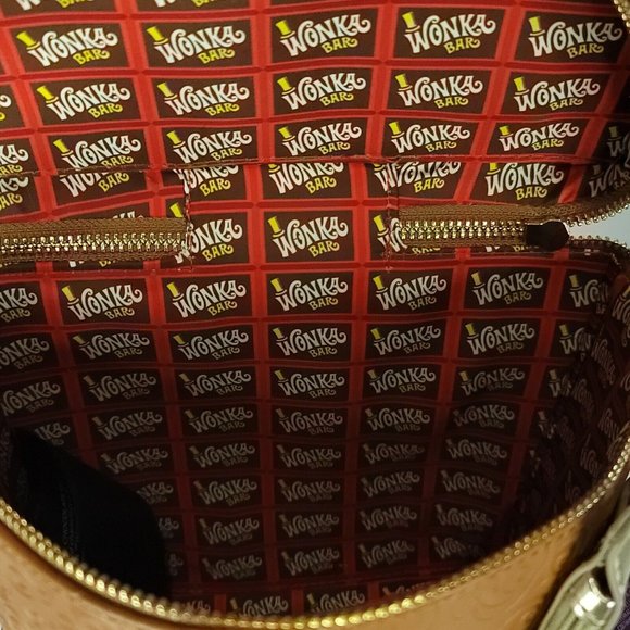 Loungefly Willy Wonka Hat Cross Body Bag Golden Ticket Zip Wallet AMC Limited ED - Picture 8 of 13